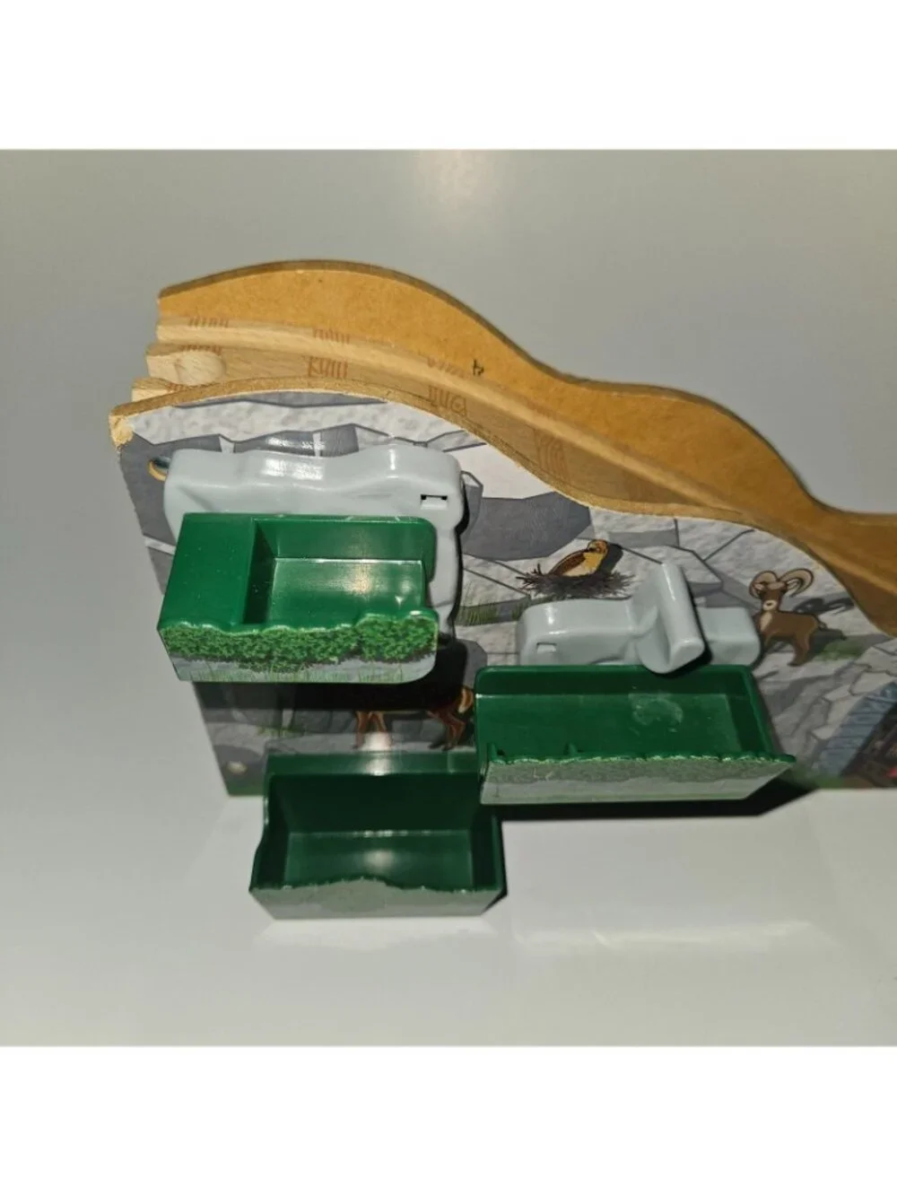 Thomas & Friends Wooden Railway Percy & Little Goat Mountain Sodor Animal Park